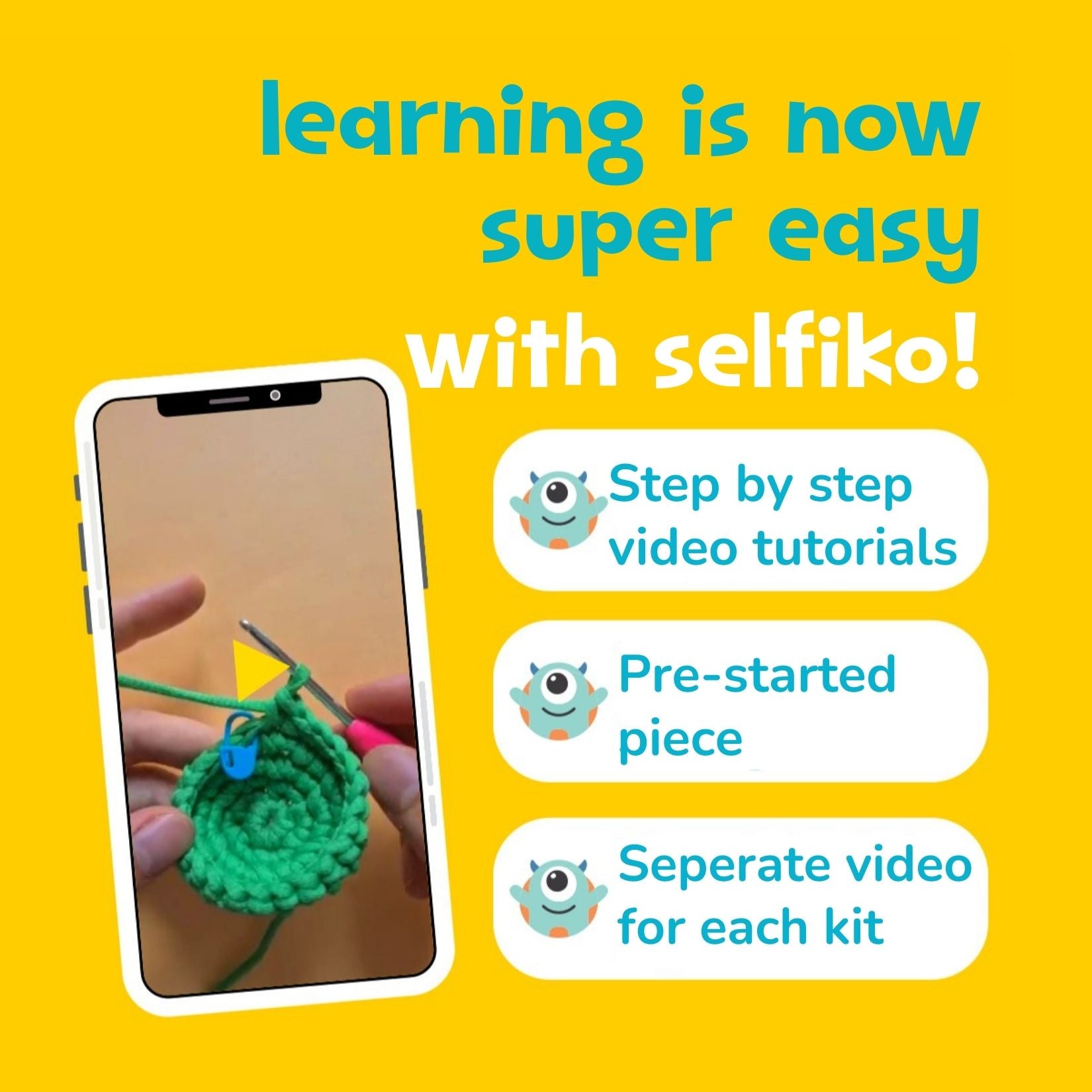 Pengu - Crochet Kit For Beginners