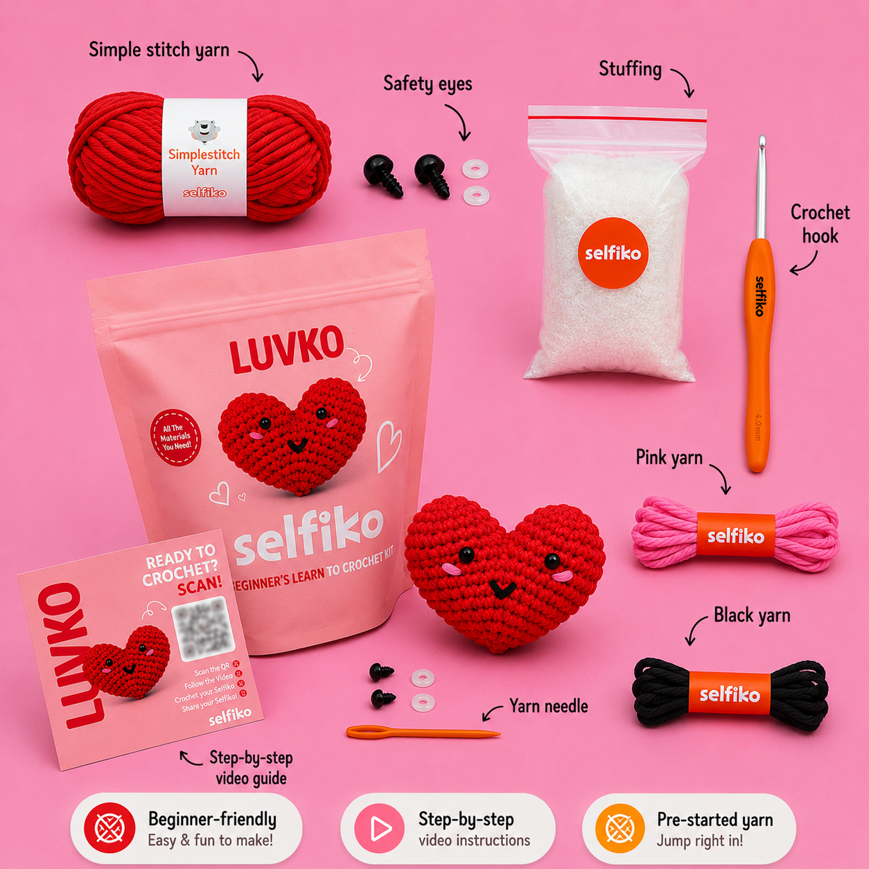 Luvko - Crochet Kit for Beginners