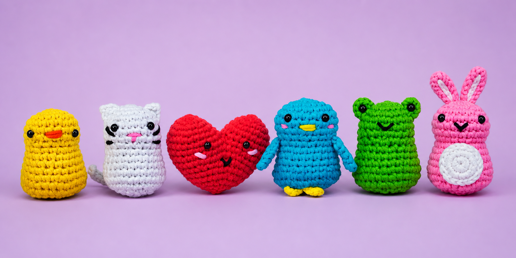 Party Pack - Our 6 Heros Beginner Crochet Kits